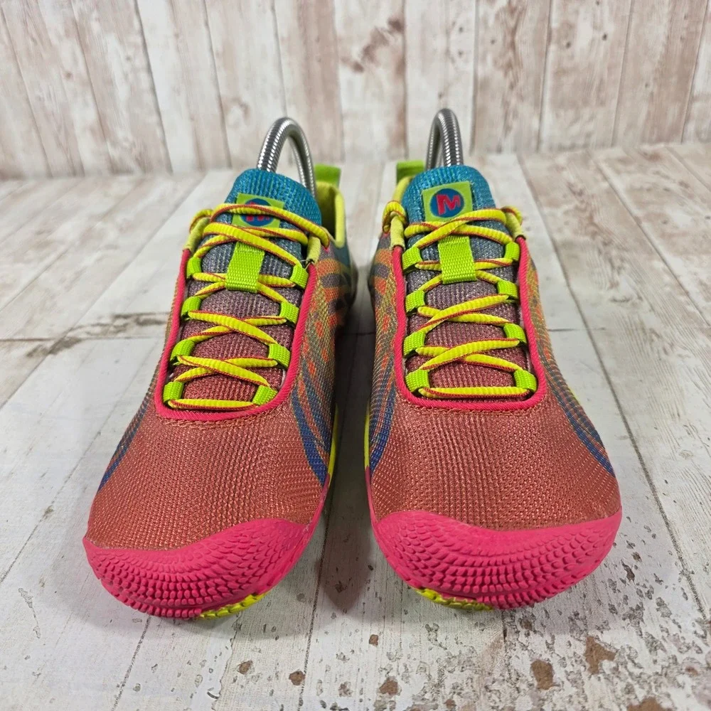 Merrell Vapor Glove 2 Barefoot Running Shoes Pink High Viz J06244 Womens 7.5
